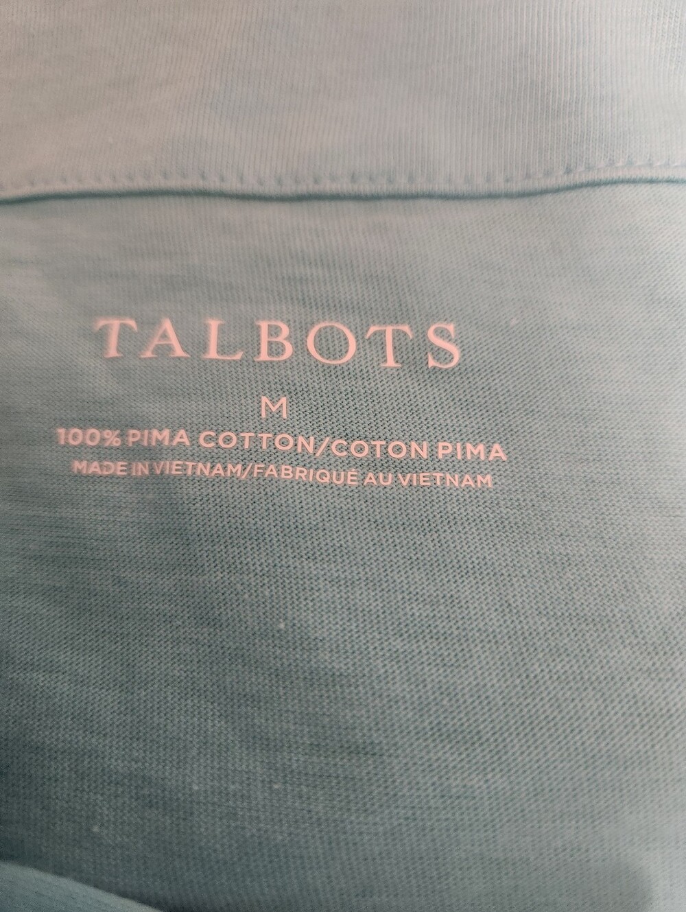 3 Talbots Scalloped Neck Pima Cotton Tops - Picture 2 of 7